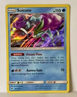 Suicune 59/214 Pokemon Lost Thunder Holo Rare NM - Image 1