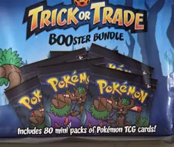 2024 Pokemon Trick or Trade Booster Bundle 80 Mini Packs each Factory Sealed - Image 2