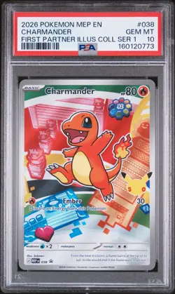 POKEMON FIRST PARTNER ILLUSTRATION PSA 10 SEQUENTIAL SET Kanto Starters READ - Image 4