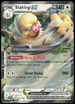 Slaking ex 147 Surging Sparks - Holo Pokemon NM/M (Double Rare) - Image 1