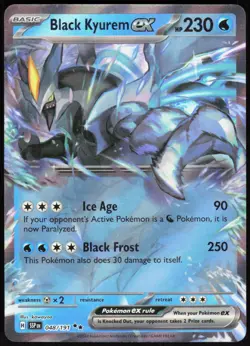 Black Kyurem ex 048 Surging Sparks - Holo Pokemon NM/M (Double Rare) - Image 1