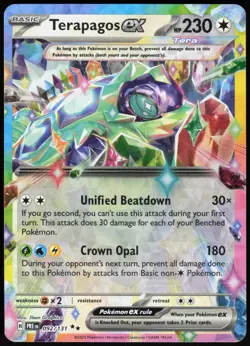 Terapagos ex 092 Prismatic Evolutions - Holo Pokemon NM/M (Double Rare) - Image 1