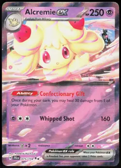Alcremie ex 075 Journey Together Rare Pokemon NM/M - Image 1
