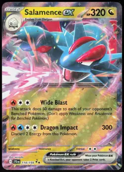Salamence ex 114 Journey Together Rare Pokemon NM/M - Image 1