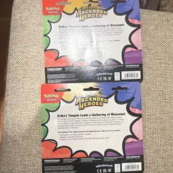Pokemon TCG Mega Evolution Ascended Heroes Erika's Tangela Promo Blister (2) - Image 2