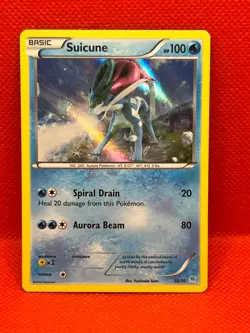 Pokemon Tcg Suicune 30/30 XY Trainer Kit Holo - Image 1