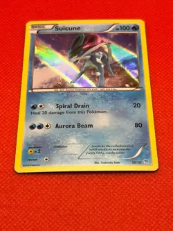 Pokemon Tcg Suicune 30/30 XY Trainer Kit Holo - Image 2