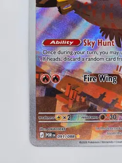 Talonflame 091/088 Pokemon TCG Perfect Order Illustration Rare NM - Image 5