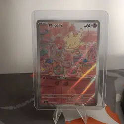 Milcery 152/142 Illustration Rare Stellar Crown Pokemon Near Mint w/Hidden Pika! - Image 1