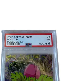 Pokemon Ivysaur 2000 Topps Chrome PSA 7 NM Near Mint - Image 3