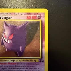 Wizards of the Coast Gengar Fossil Holo Rare 5/62 80 HP German 2000 - Image 2