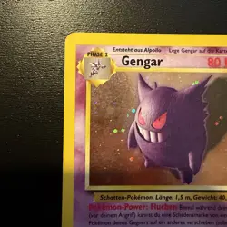 Wizards of the Coast Gengar Fossil Holo Rare 5/62 80 HP German 2000 - Image 3