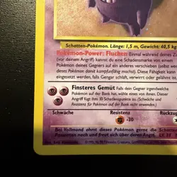 Wizards of the Coast Gengar Fossil Holo Rare 5/62 80 HP German 2000 - Image 4
