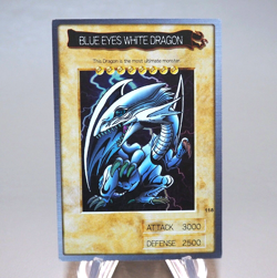 YuGiOh BANDAI Blue Eyes White Dragon Super Initial 1999 #118 EX English k785 - Image 1