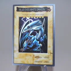 YuGiOh BANDAI Blue Eyes White Dragon Super Initial 1999 #118 EX English k785 - Image 3