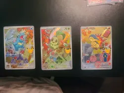 Pokemon TCG: Set of 3 First Partner Illustration Collection Series 2 - Image 1