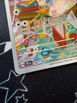 Minccino 182/162 Pokemon TCG Temporal Forces Illustration Rare English - Image 2