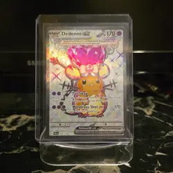 Pokemon Dedenne ex Full Art Tera Ultra Rare Holo 239/193 Paldea Evolved - Image 1