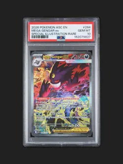 PSA GEM MINT 10 Pokemon Ascended Heroes Mega Gengar ex 284/217 SIR English - Image 1