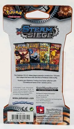 Pokemon XY Steam Siege 2016 Sleeved Booster Pack SEALED - CHOOSE YOUR ARTWORK - Image 2