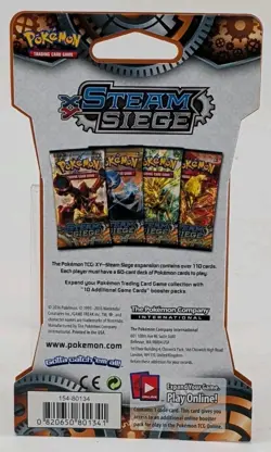 Pokemon XY Steam Siege 2016 Sleeved Booster Pack SEALED - CHOOSE YOUR ARTWORK - Image 4