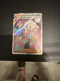Pokemon TCG Roxie's Performance 112/086 Chaos Rising Full Art Holo NM - Image 1