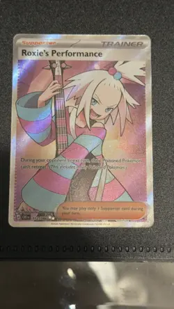 Pokemon TCG Roxie's Performance 112/086 Chaos Rising Full Art Holo NM - Image 3