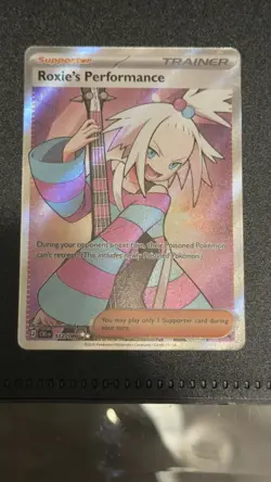 Pokemon TCG Roxie's Performance 112/086 Chaos Rising Full Art Holo NM - Image 4