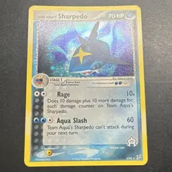 The Pokemon Company Team Aqua's Sharpedo 5/95 Team Magma vs Aqua Holo Rare 2004 - Image 1
