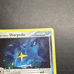 The Pokemon Company Team Aqua's Sharpedo 5/95 Team Magma vs Aqua Holo Rare 2004 - Image 3