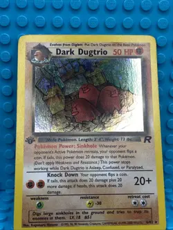 Pokemon TCG Dark Dugtrio 1st Edition Team Rocket MP - Image 2
