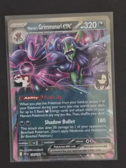 Marnie's Grimmsnarl EX Prize Pack Series 9 Pokemon TCG Mint - Image 1