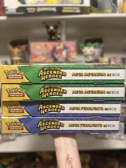 Pokemon Mega Evolution Ascended Heroes EX Box (lot Of 4) - Image 1