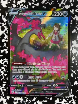 Pokemon TCG Galarian Moltres v Astral Radiance TG20/TG30, Near Mint - Image 1