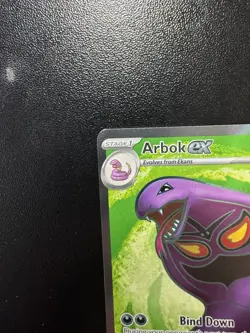 Arbok ex Sv: Scarlet & Violet 151 185/165 Ultra Rare Full Art Holo Pokemon TCG - Image 3