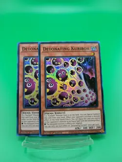 2x Yu-Gi-Oh! - Detonating Kuriboh - SUDA-EN097 - Super Rare - 1st Ed - NM/M - Image 1