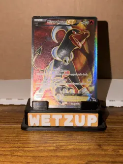 Pokemon TCG Houndoom EX (Full Art) 153/162 Breakthrough Holo LP - Image 1