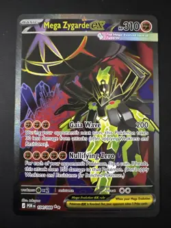 Pokemon Mega Zygarde EX 104/088 Holo Ultra Rare Full Art - Image 1