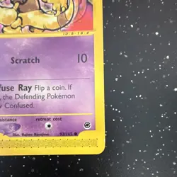 Abra 93/165 Expedition Base Set Common Regular Pokemon TCG English - Image 5