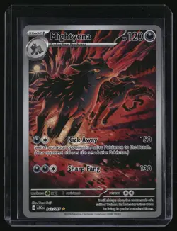 MIGHTYENA 243/217 ILLUSTRATION RARE ASCENDED HEROES POKEMON HOLO NEAR MINT - Image 1