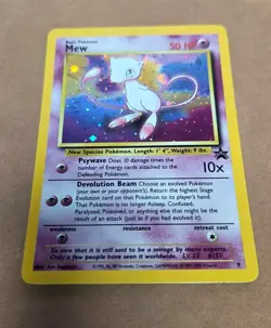Mew #9 Pokemon TCG 2000 Movie Promo Holo Foil LP - Image 4