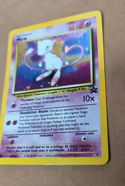 Mew #9 Pokemon TCG 2000 Movie Promo Holo Foil LP - Image 5