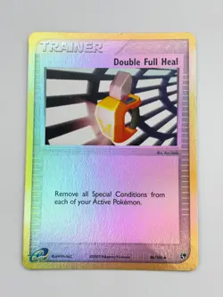 DOUBLE FULL HEAL LP 86/100 UNCOMMON SANDSTORM POKEMON REVERSE HOLO - Image 1