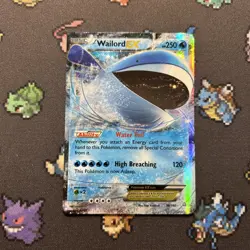 Wailord EX 38/160 MP -Ultra Rare Pokemon Card- Primal Clash (9q) - Image 1