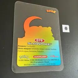 #79 Flegmon Slowpoke Pokemon Karte Nintendo Lamincards Edibas 2005 Vintage - Image 2