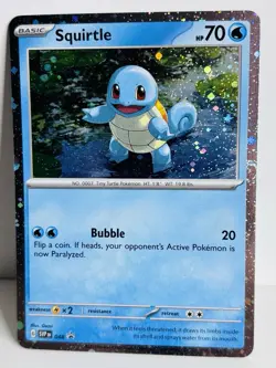 Squirtle - SVP 048 - Cosmos Holo Promo - 151 - Black Star Promo - Pokemon Card - Image 2