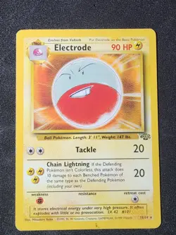 Electrode 18/64 Jungle Unlimited *Rare* Pokemon Card TCG Non Holo LP Vintage - Image 1