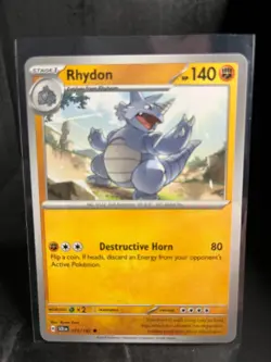 RHYDON 075/142 STELLAR CROWN - POKEMON CARD - NM/M - Image 1