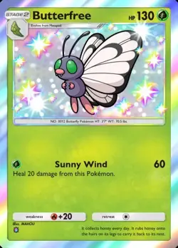 Butterfree Shiny Everyday Wonders Pokemon TCG Pocket 1 Star ⭐ (English) - Image 1