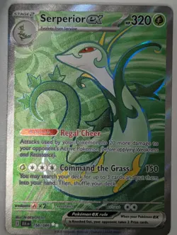 Pokemon Serpiroyal ex 156/086 Schwarze Blitze Double Rare Englisch NM - Image 1